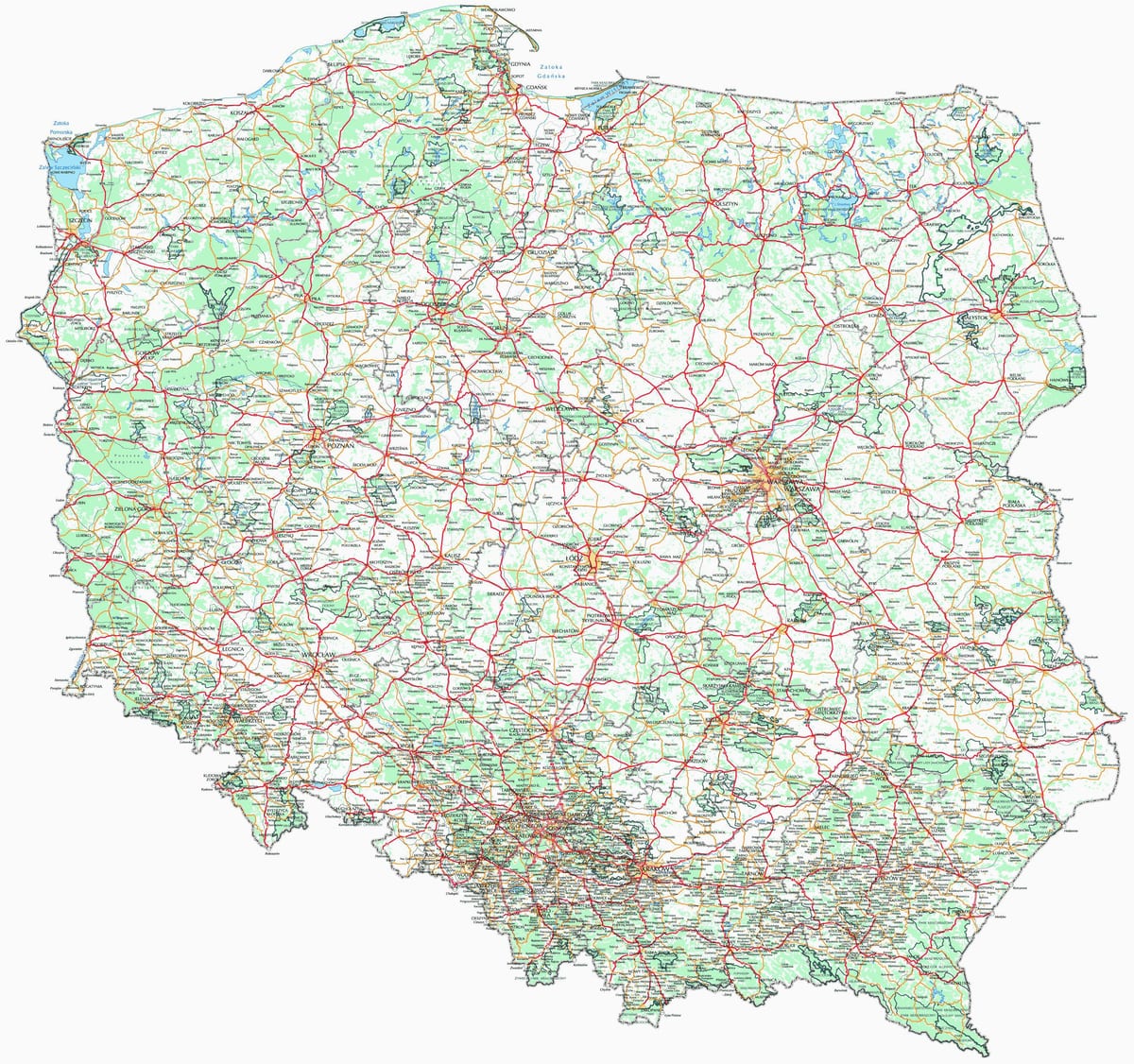 mapa Polski gmin
